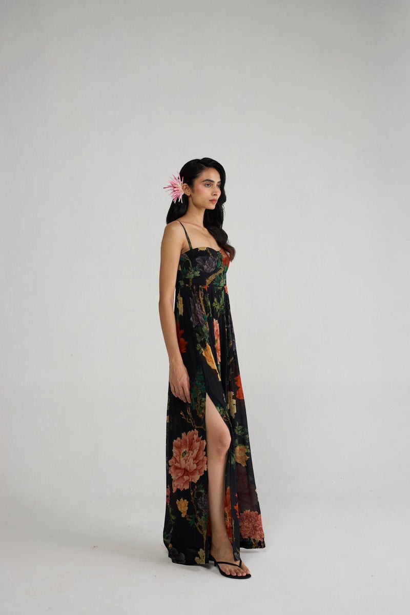 Himari Crepe Bralette Dress dress by YAM-ORIENTAL GARDEN SEP'26 for women Worldwide