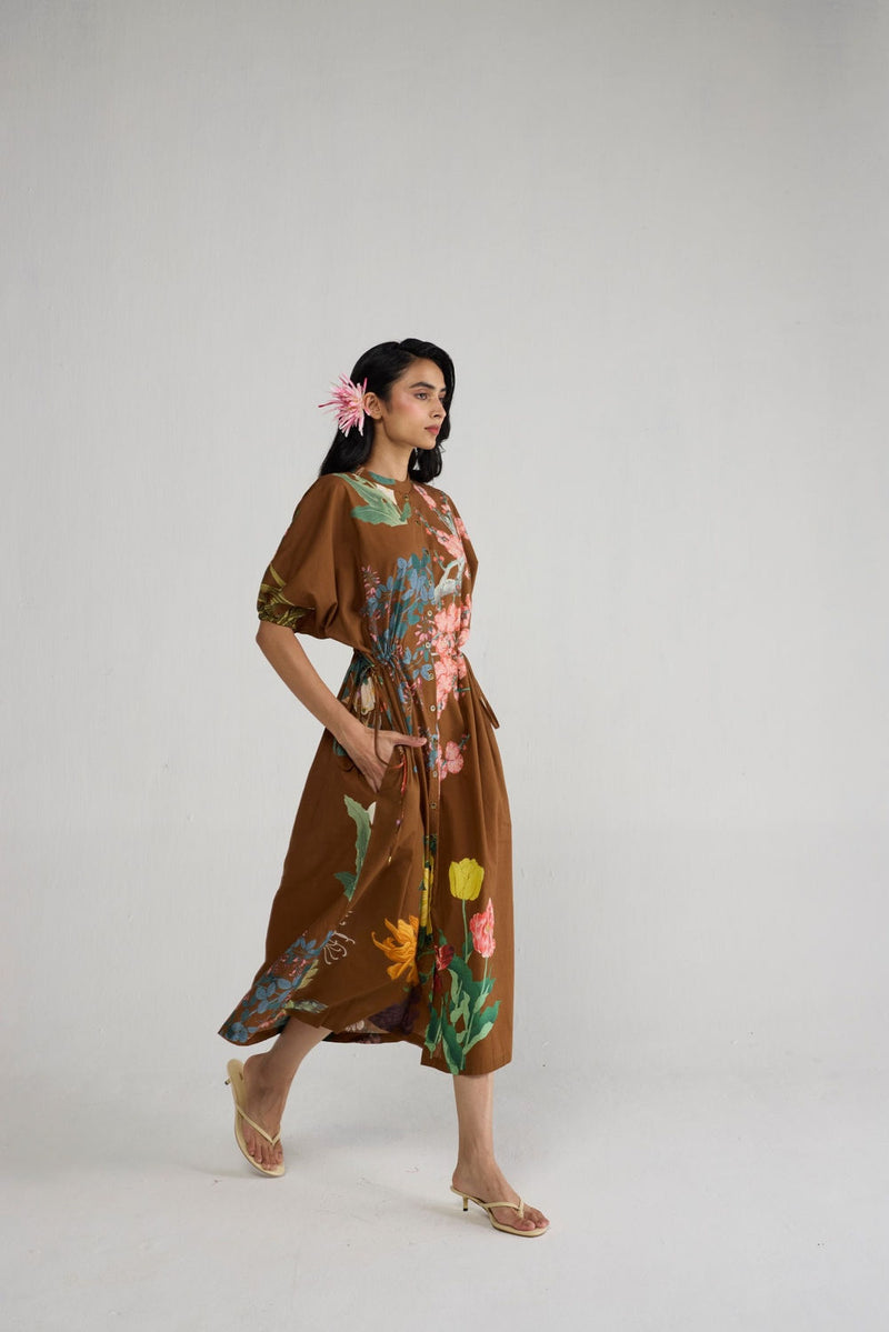 Emi Side Tie Up Dress dress by YAM-ORIENTAL GARDEN SEP'26 for women Worldwide