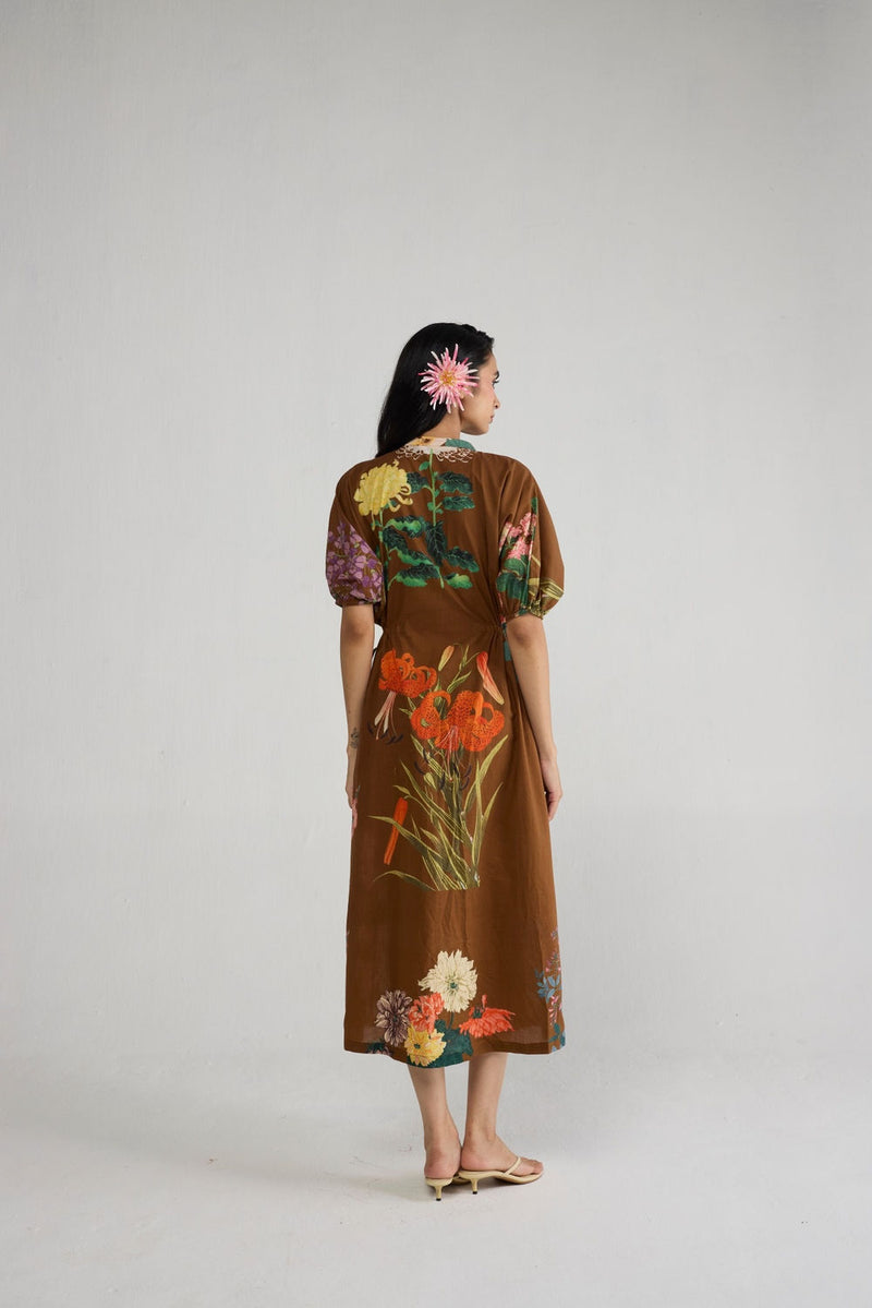 Emi Side Tie Up Dress dress by YAM-ORIENTAL GARDEN SEP'26 for women Worldwide