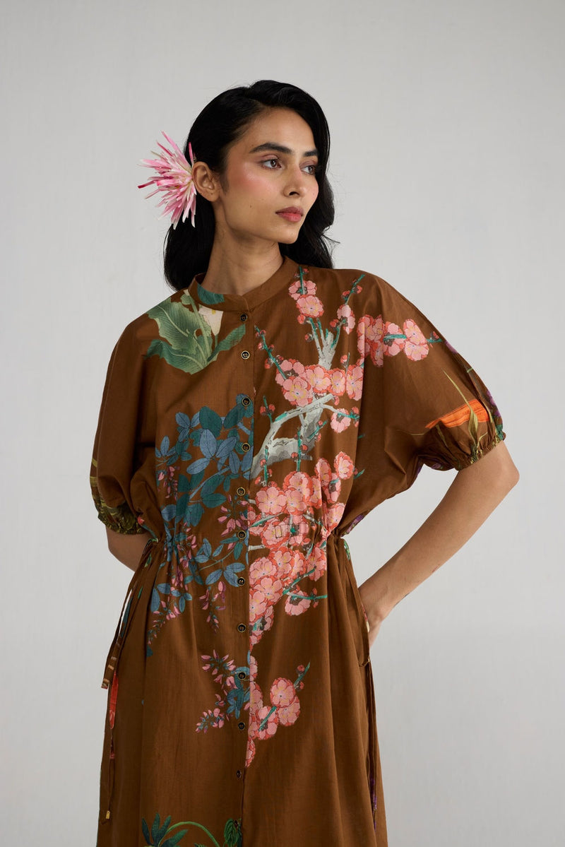Emi Side Tie Up Dress dress by YAM-ORIENTAL GARDEN SEP'26 for women Worldwide