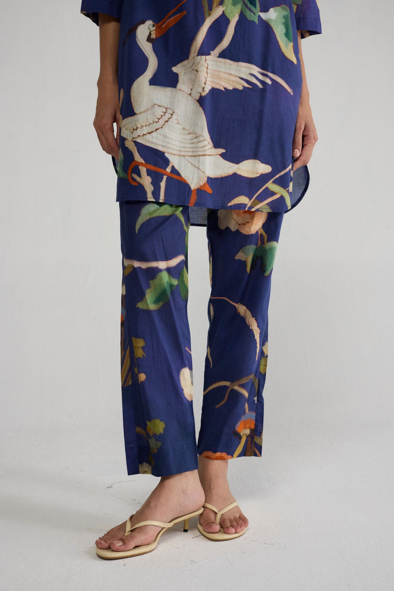 Fuji Short Kurta Set co-ord set by YAM-ORIENTAL GARDEN SEP'26 for women Worldwide
