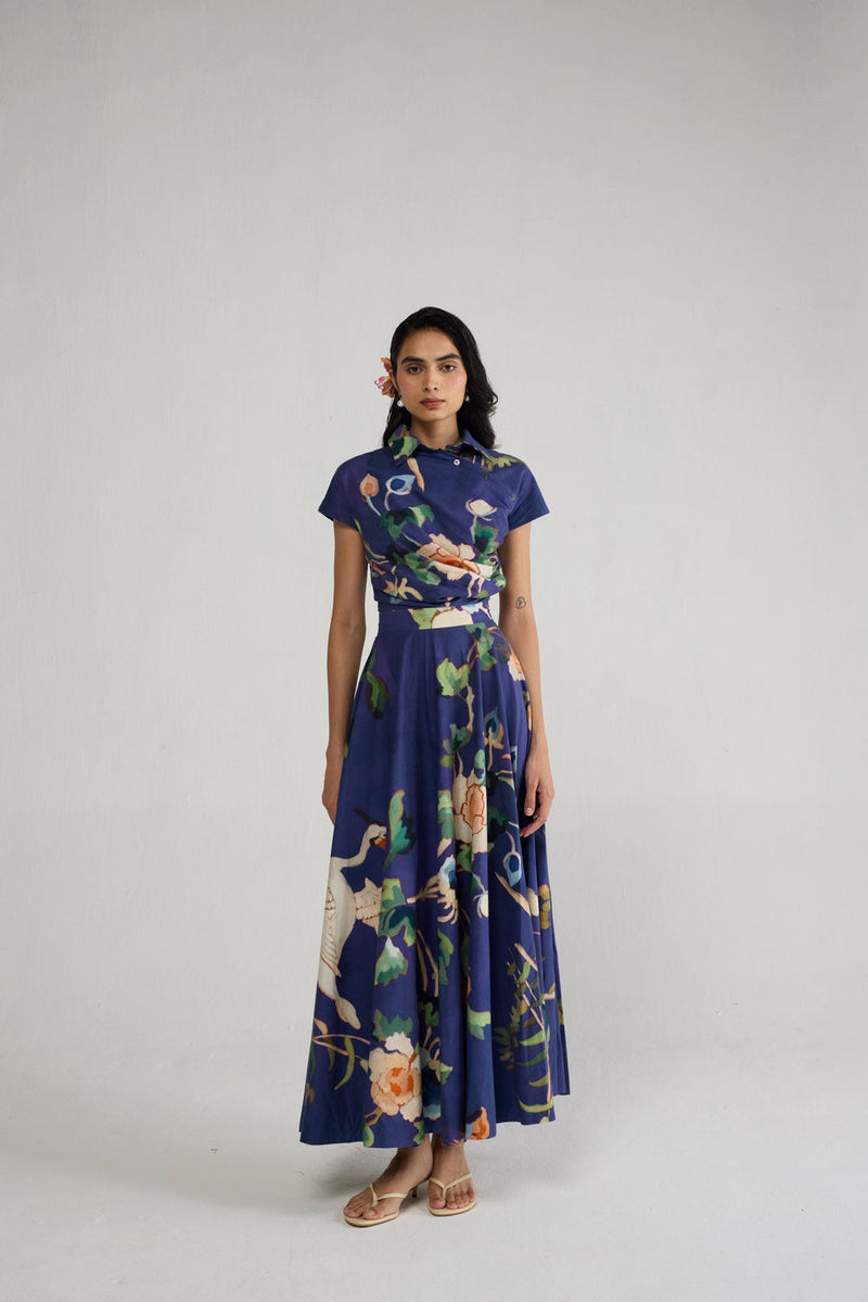 Fuji Side Buttons Dress dress by YAM-ORIENTAL GARDEN SEP'26 for women Worldwide
