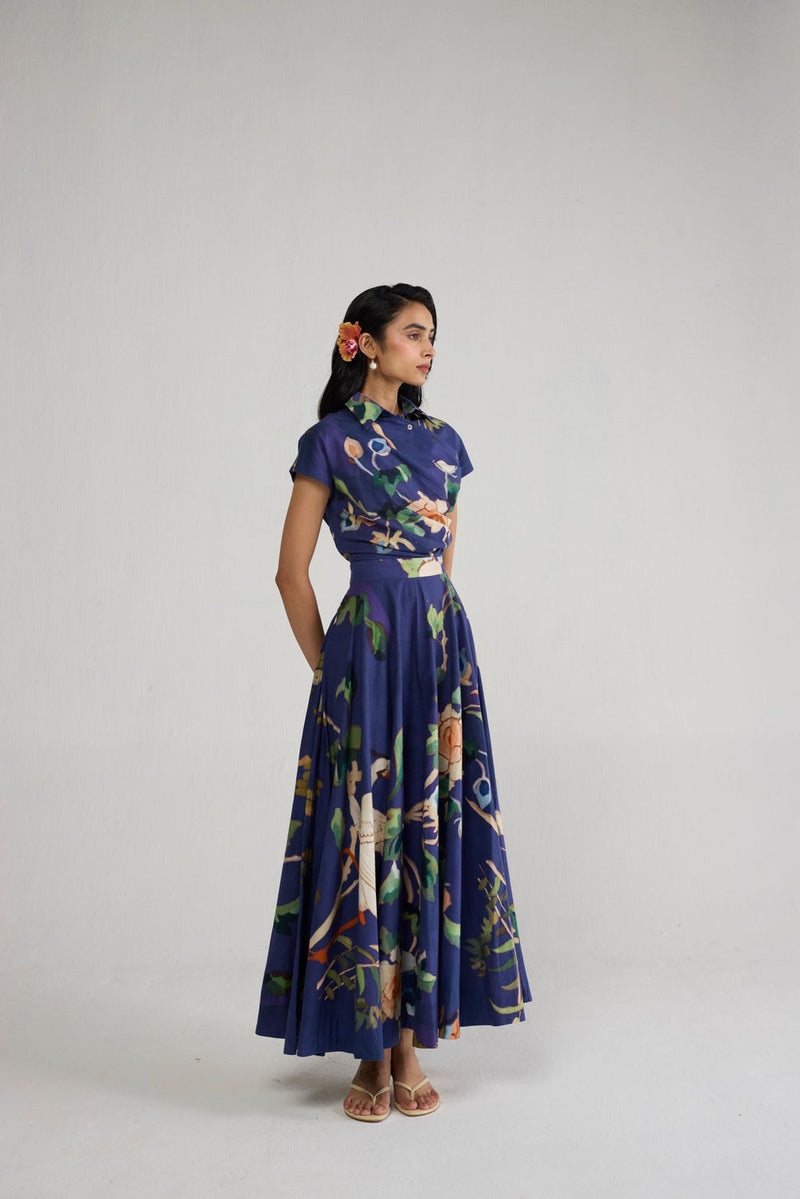 Fuji Side Buttons Dress dress by YAM-ORIENTAL GARDEN SEP'26 for women Worldwide