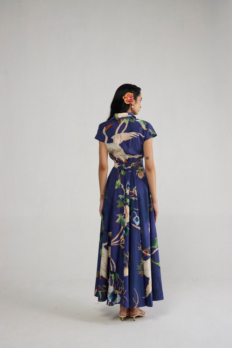 Fuji Side Buttons Dress dress by YAM-ORIENTAL GARDEN SEP'26 for women Worldwide