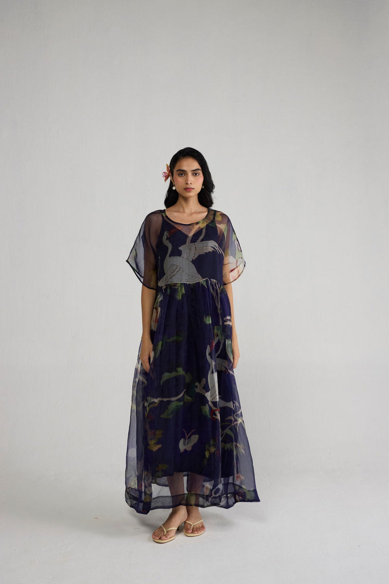 Fuji Organza Dress & Slip dress by YAM-ORIENTAL GARDEN SEP'26 for women Worldwide