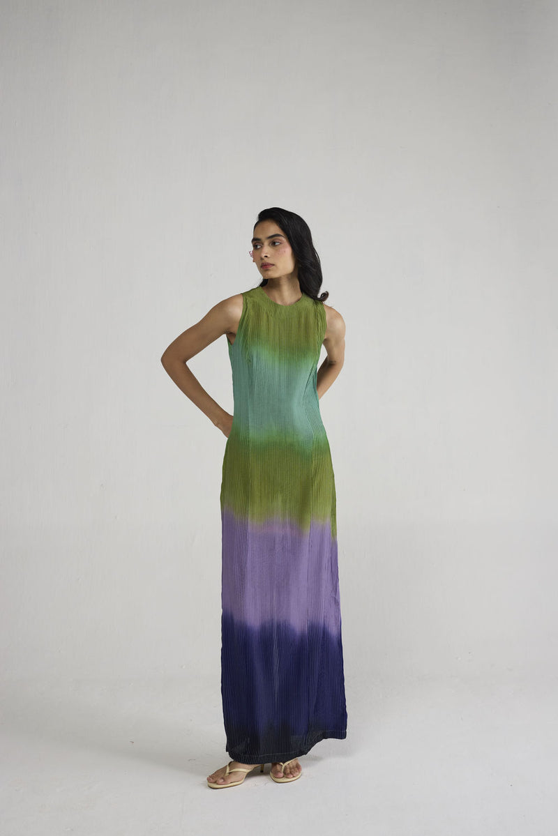 Hana Pintucks Crepe Dress dress by YAM-ORIENTAL GARDEN SEP'26 for women Worldwide