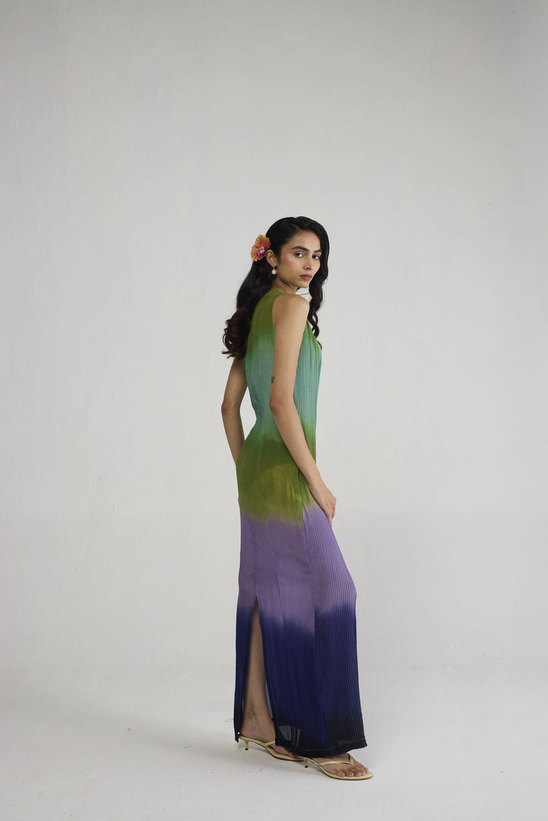 Hana Pintucks Crepe Dress dress by YAM-ORIENTAL GARDEN SEP'26 for women Worldwide