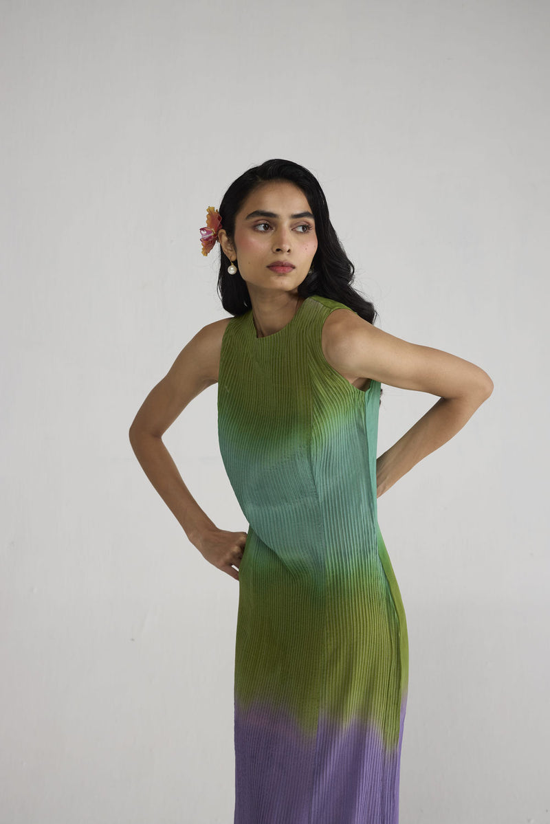 Hana Pintucks Crepe Dress dress by YAM-ORIENTAL GARDEN SEP'26 for women Worldwide