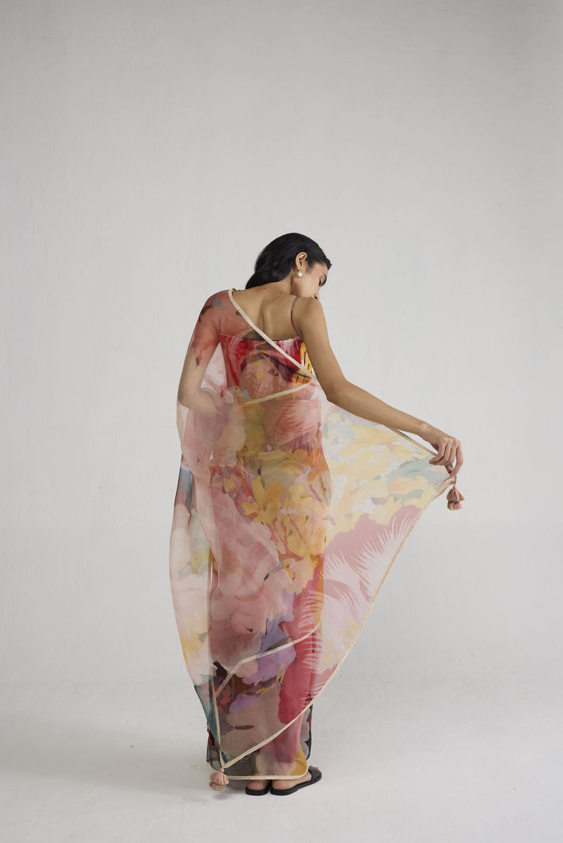 Obu Organza Saree saree by YAM-ORIENTAL GARDEN SEP'26 for women Worldwide