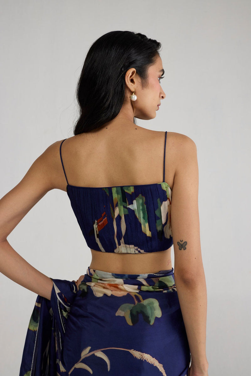 Fuji Crepe Ruched Blouse blouse by YAM-ORIENTAL GARDEN SEP'26 for women Worldwide