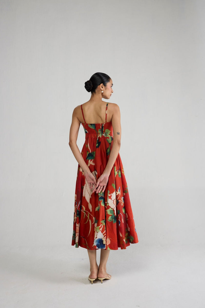 Bara Flared Bralette Dress dress by YAM-ORIENTAL GARDEN SEP'26 for women Worldwide