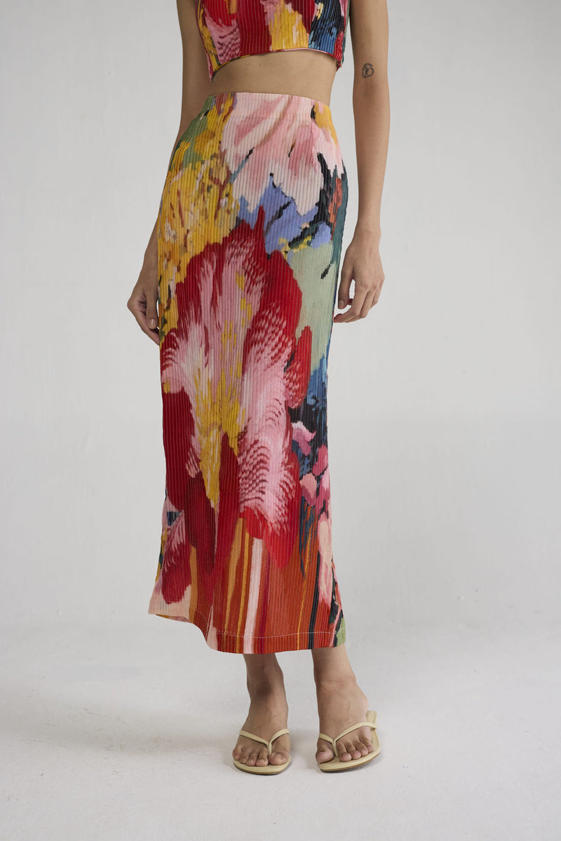 Obu Pintucks Blouse & Pintucks Skirt co-ord set by YAM-ORIENTAL GARDEN SEP'26 for women Worldwide
