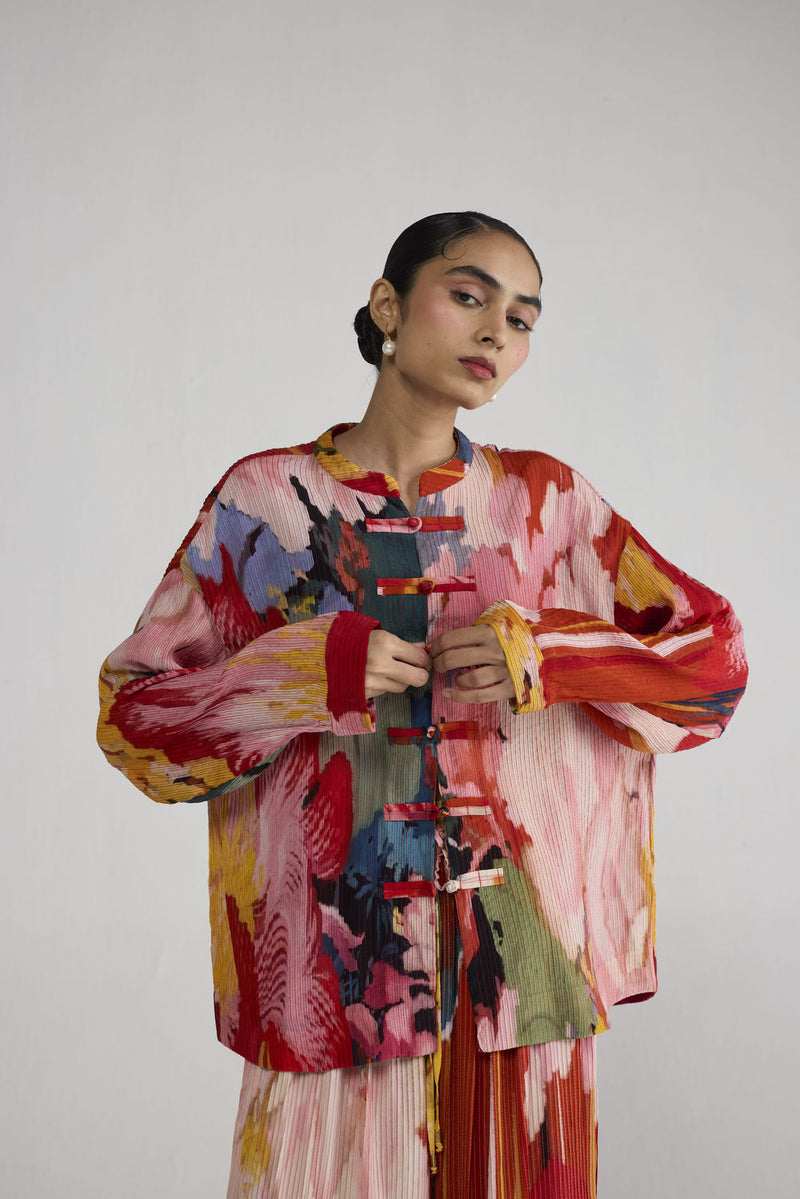 Obu Pintucks Shirt top/shirt by YAM-ORIENTAL GARDEN SEP'26 for women Worldwide