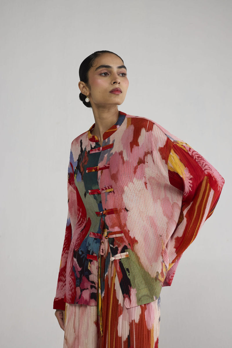 Obu Pintucks Shirt top/shirt by YAM-ORIENTAL GARDEN SEP'26 for women Worldwide