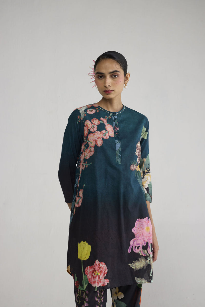 Minori Short Kurta Set co-ord set by YAM-ORIENTAL GARDEN SEP'26 for women Worldwide