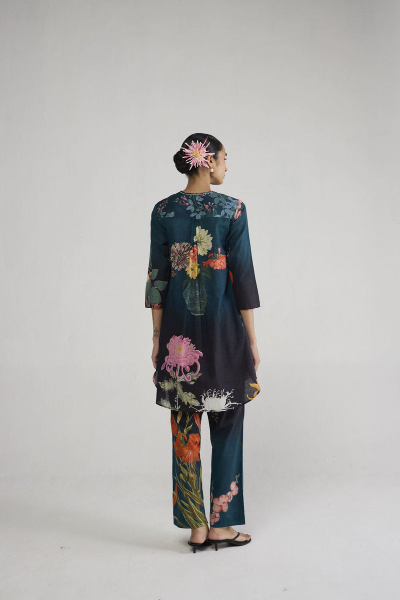 Minori Short Kurta Set co-ord set by YAM-ORIENTAL GARDEN SEP'26 for women Worldwide