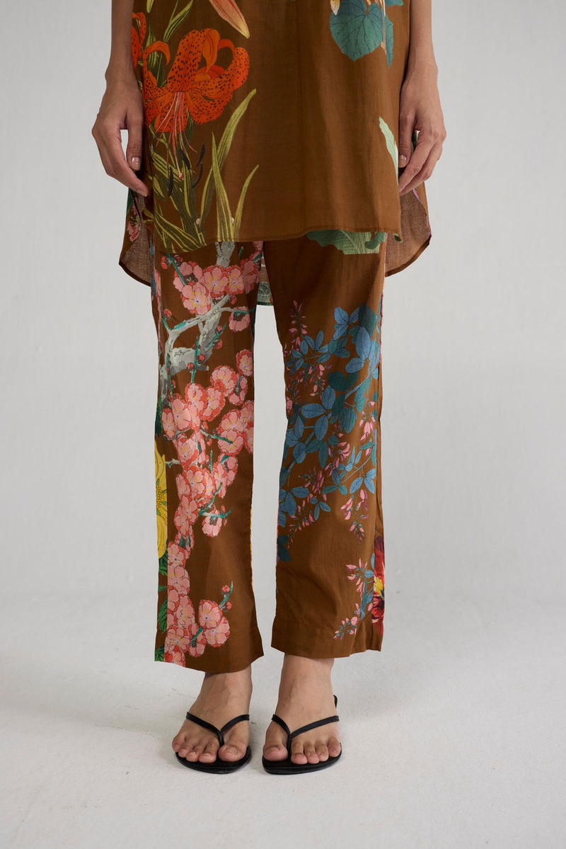 Emi Short Kurta Set co-ord set by YAM-ORIENTAL GARDEN SEP'26 for women Worldwide