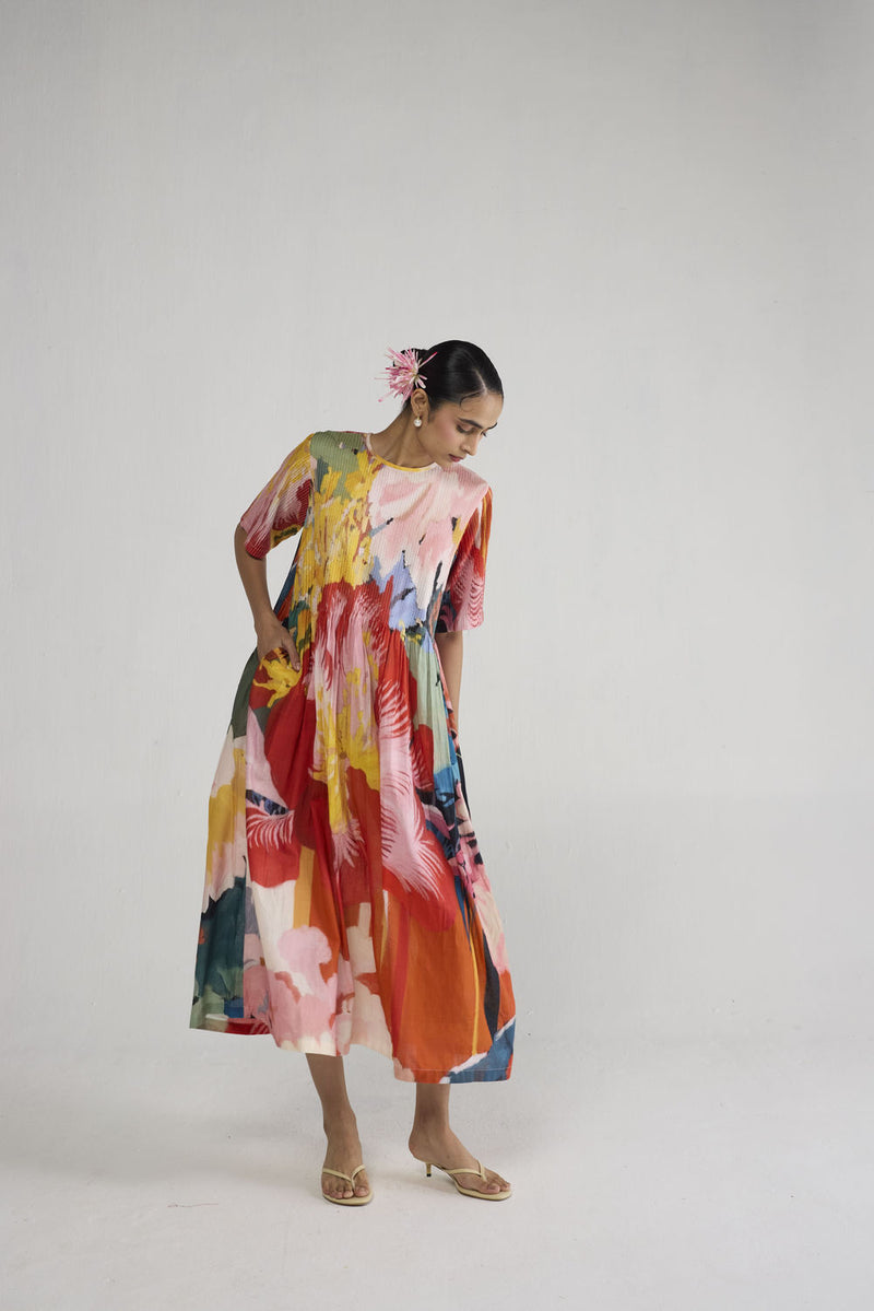 Obu Pintucks Dress dress by YAM-ORIENTAL GARDEN SEP'26 for women Worldwide
