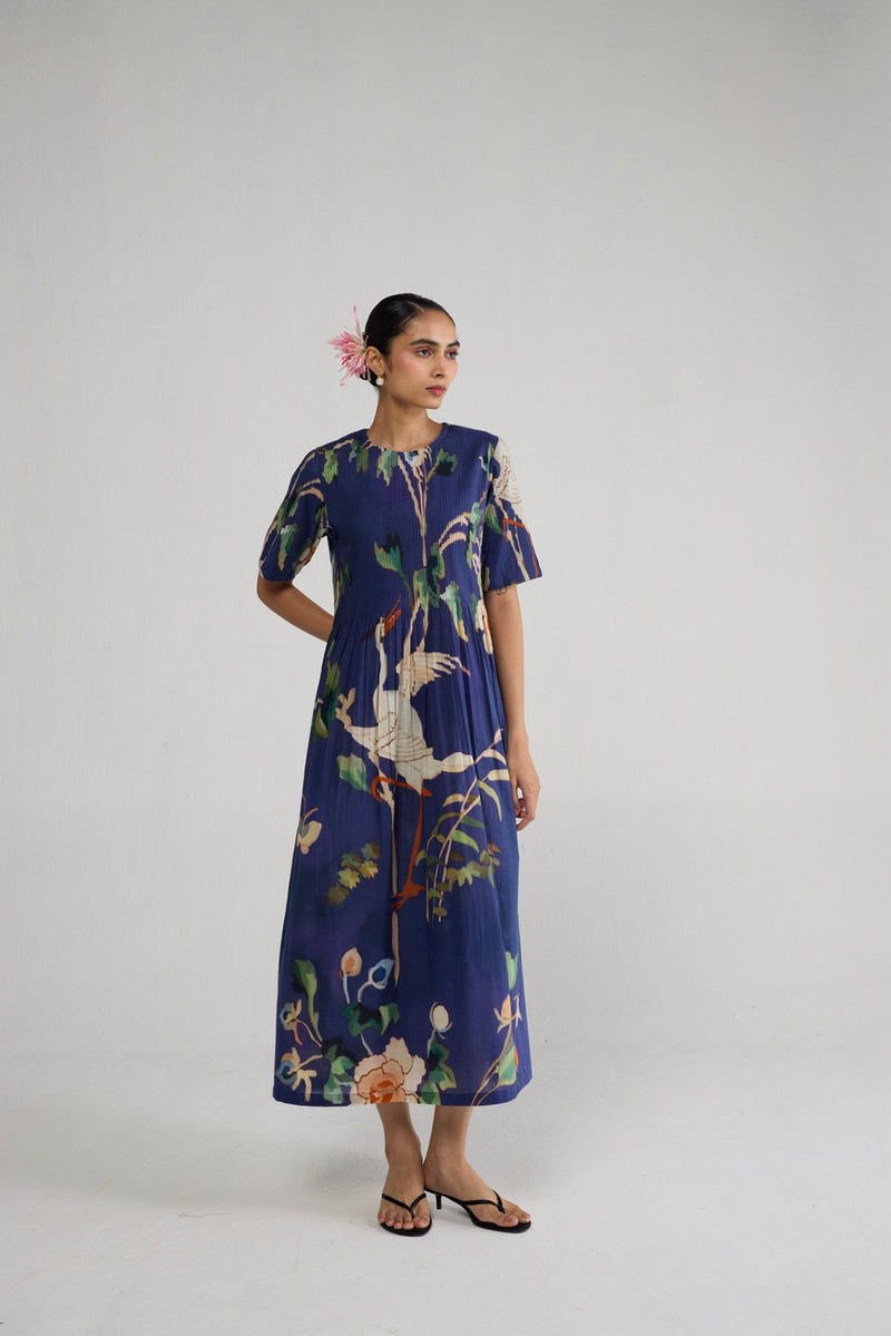 Fuji Pintucks Dress dress by YAM-ORIENTAL GARDEN SEP'26 for women Worldwide