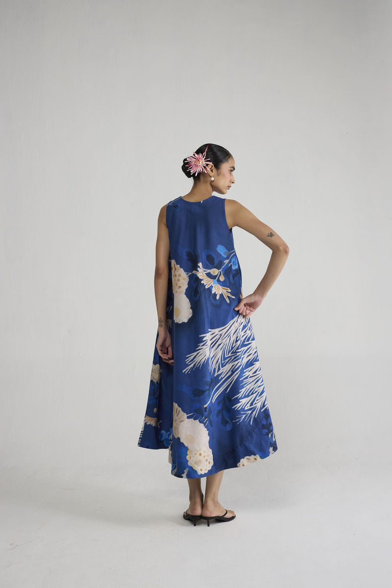 Ren V Neck Dress dress by YAM-ORIENTAL GARDEN SEP'26 for women Worldwide