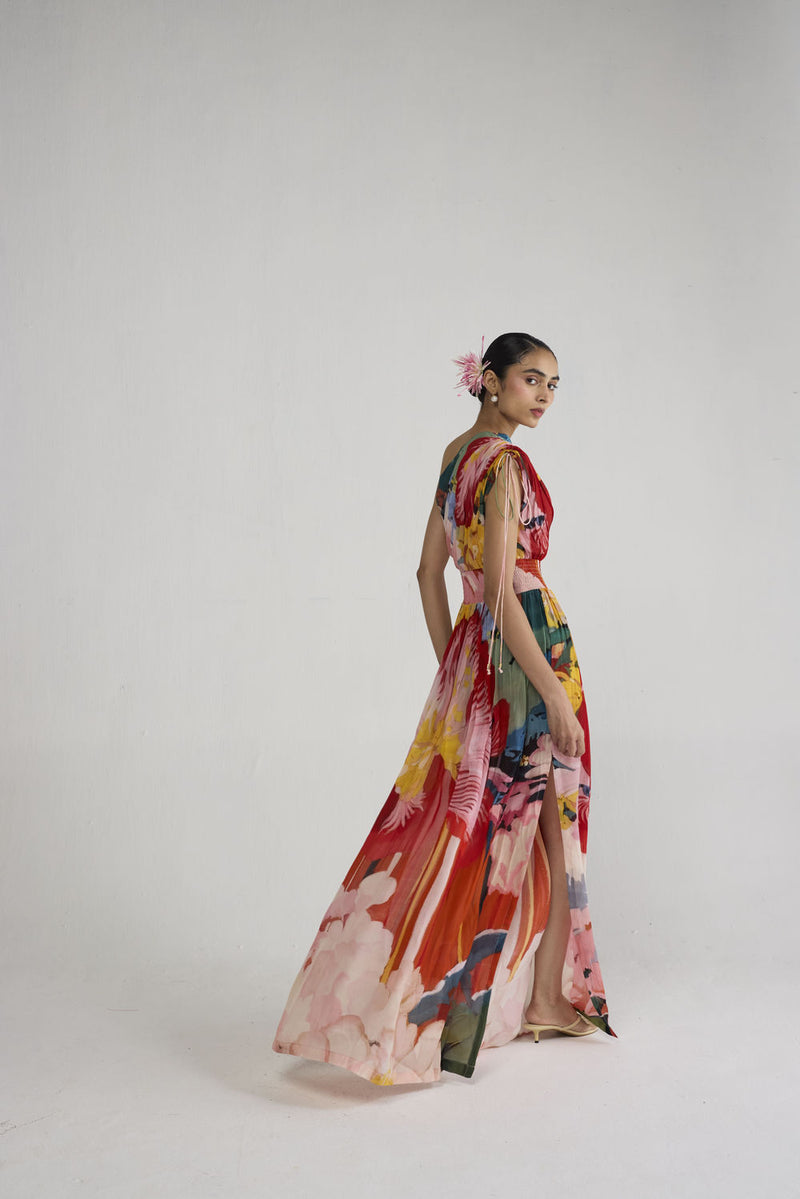 Obu One Shoulder Dress dress by YAM-ORIENTAL GARDEN SEP'26 for women Worldwide