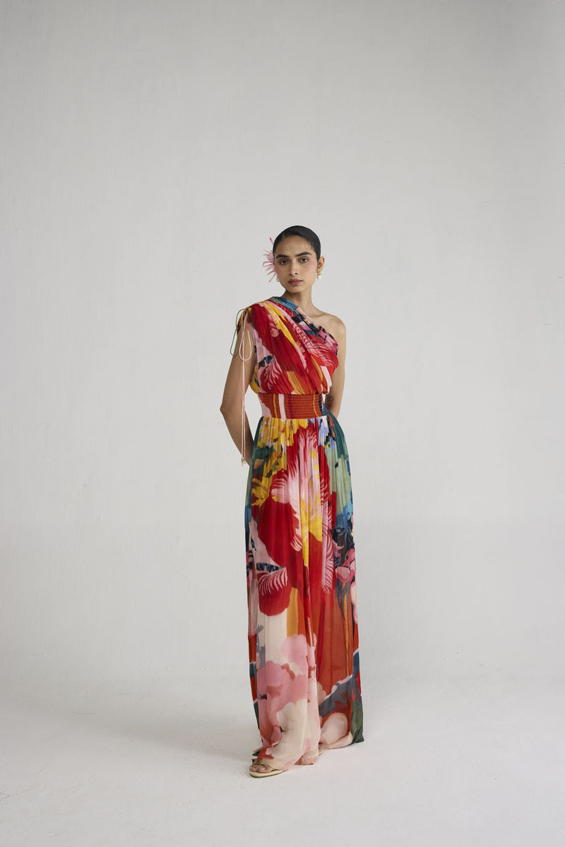 Obu One Shoulder Dress dress by YAM-ORIENTAL GARDEN SEP'26 for women Worldwide