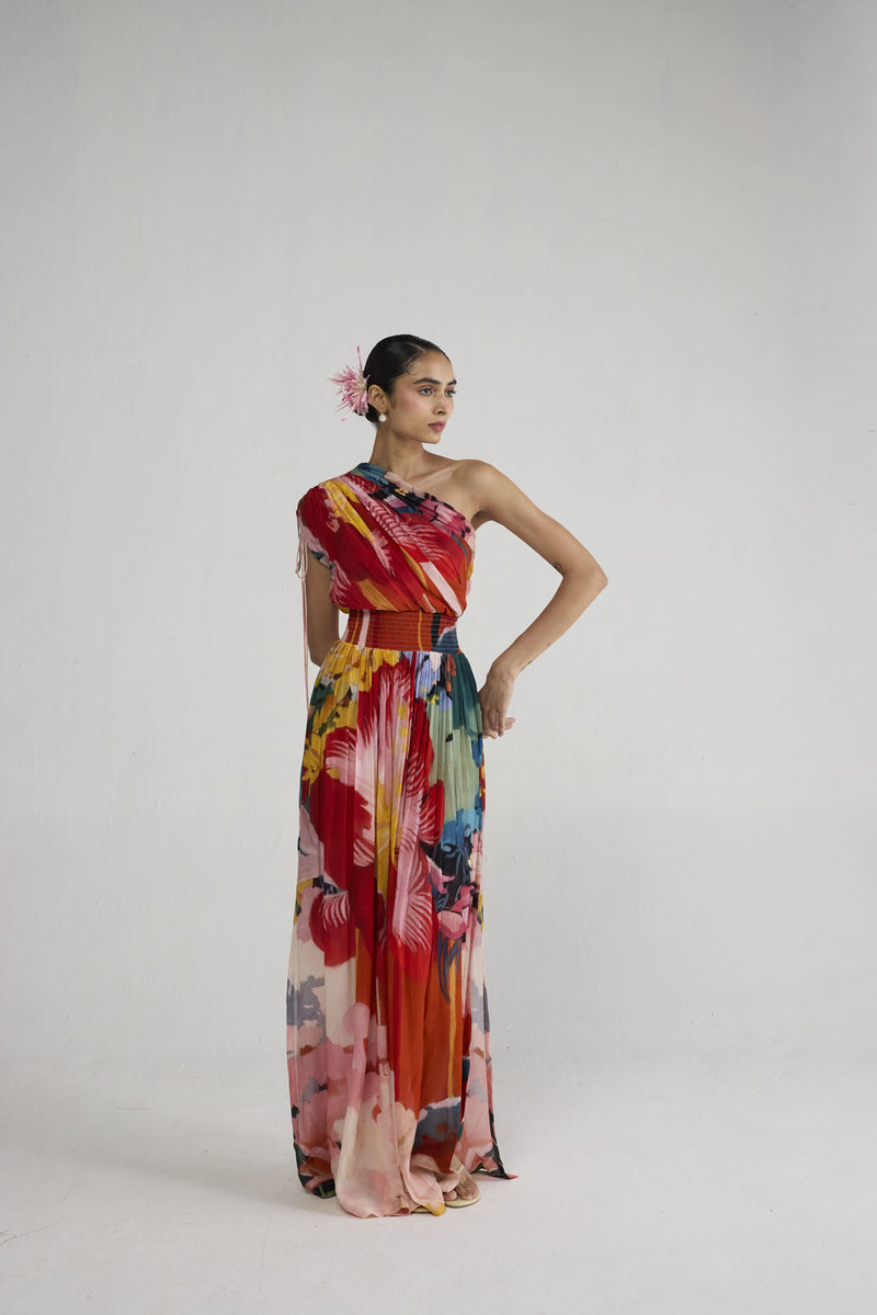 Obu One Shoulder Dress dress by YAM-ORIENTAL GARDEN SEP'26 for women Worldwide