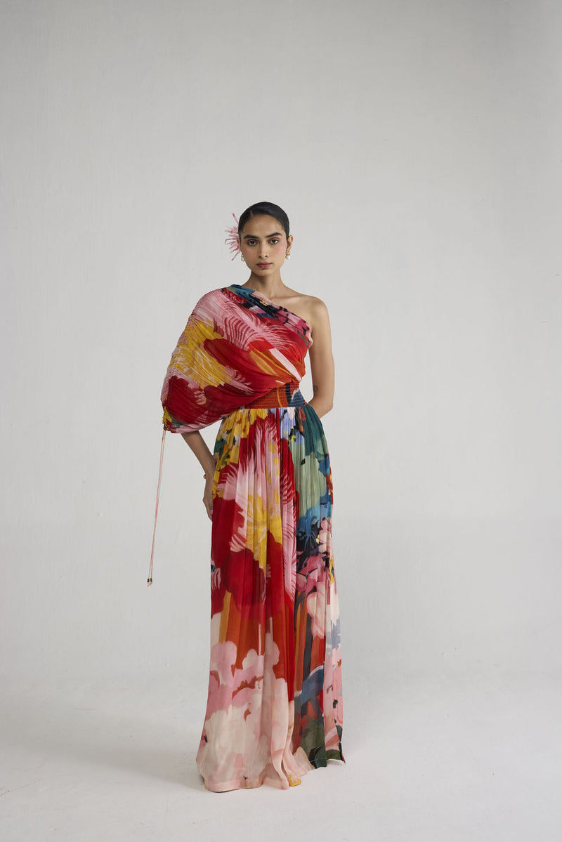 Obu One Shoulder Dress dress by YAM-ORIENTAL GARDEN SEP'26 for women Worldwide