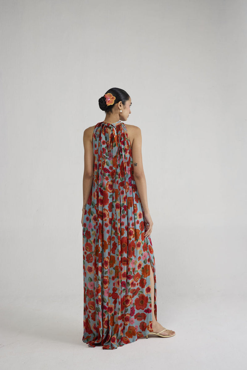 Haruka Halterneck Dress dress by YAM-ORIENTAL GARDEN SEP'26 for women Worldwide