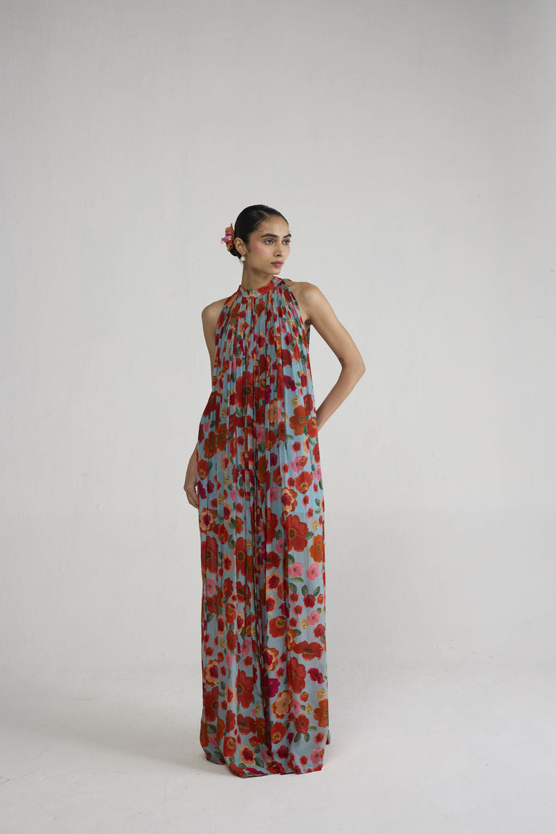 Haruka Halterneck Dress dress by YAM-ORIENTAL GARDEN SEP'26 for women Worldwide