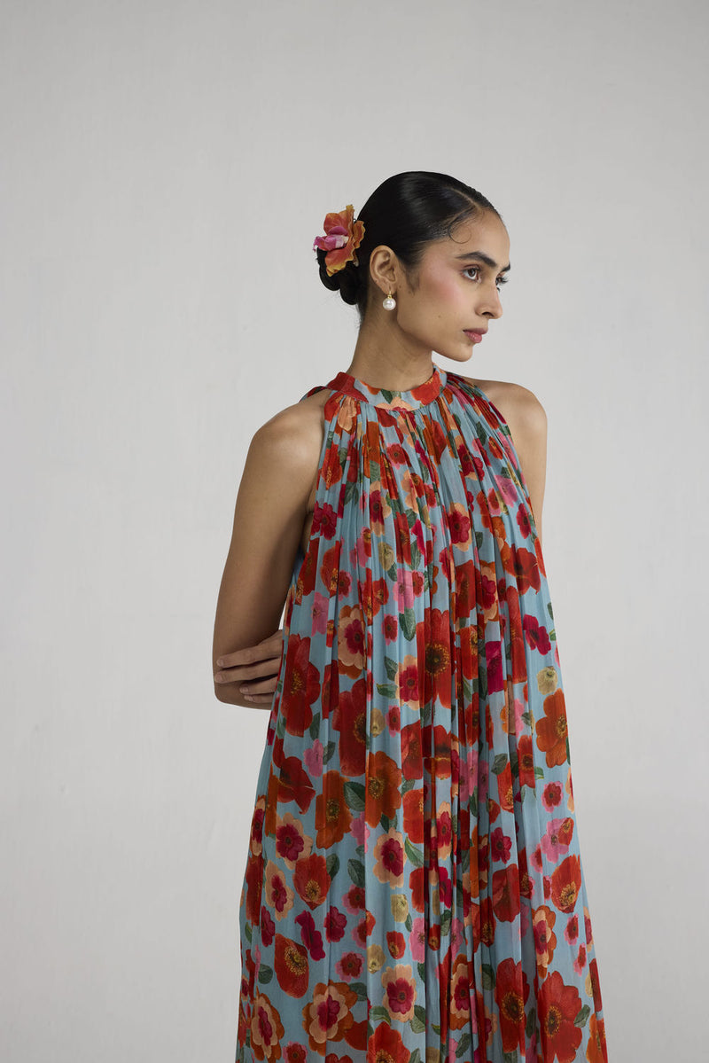 Haruka Halterneck Dress dress by YAM-ORIENTAL GARDEN SEP'26 for women Worldwide