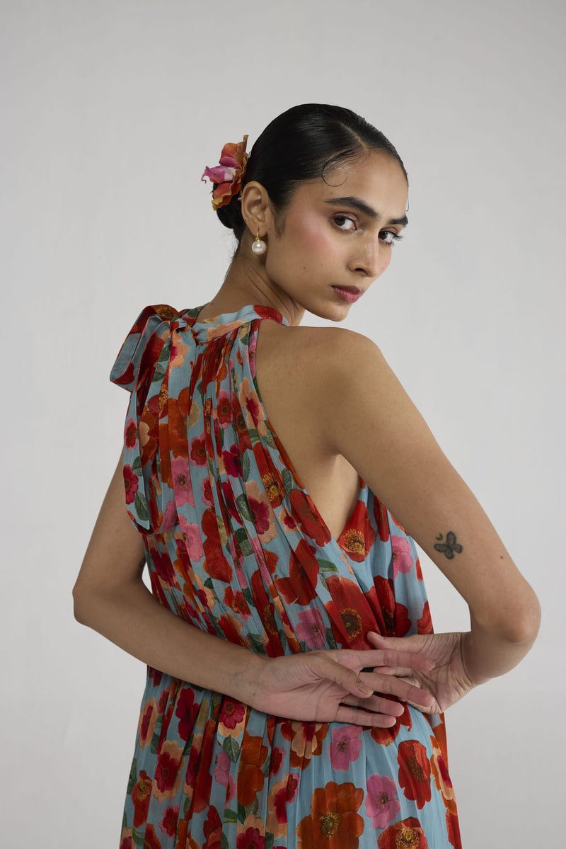 Haruka Halterneck Dress dress by YAM-ORIENTAL GARDEN SEP'26 for women Worldwide