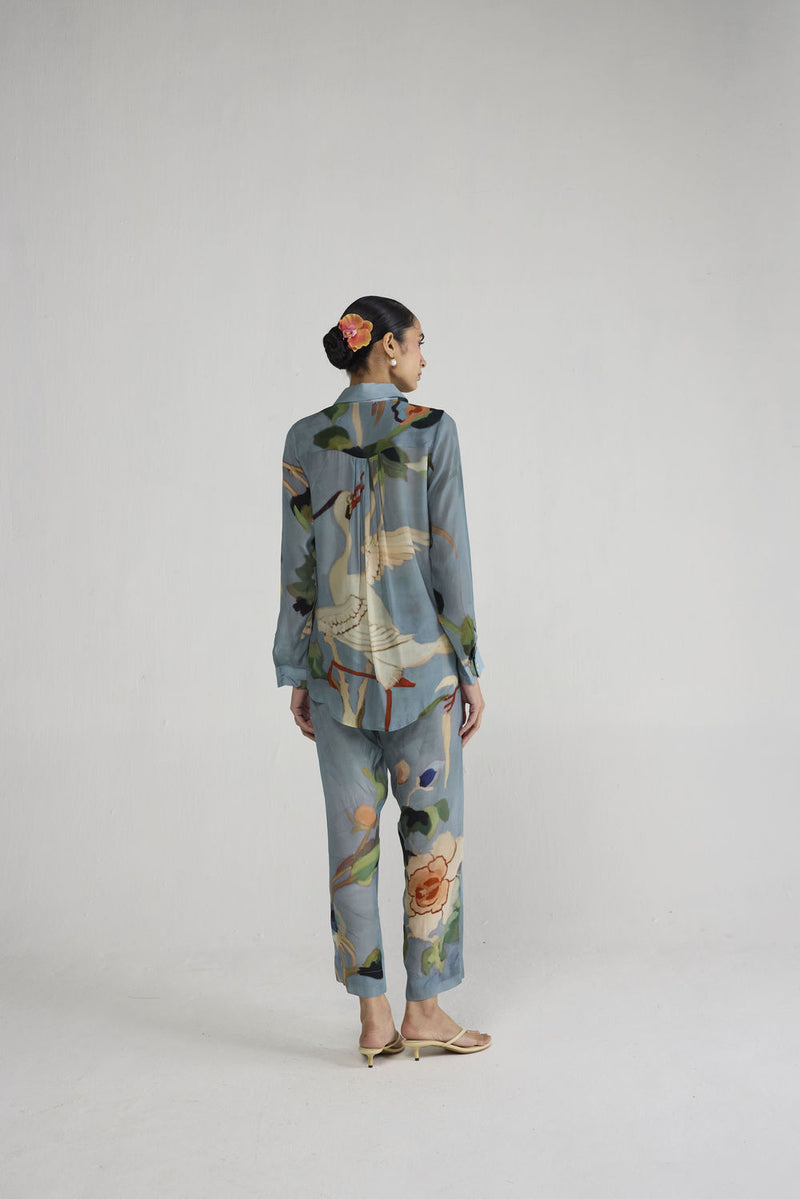 Asagao Crepe Co-ord Set co-ord set by YAM-ORIENTAL GARDEN SEP'26 for women Worldwide