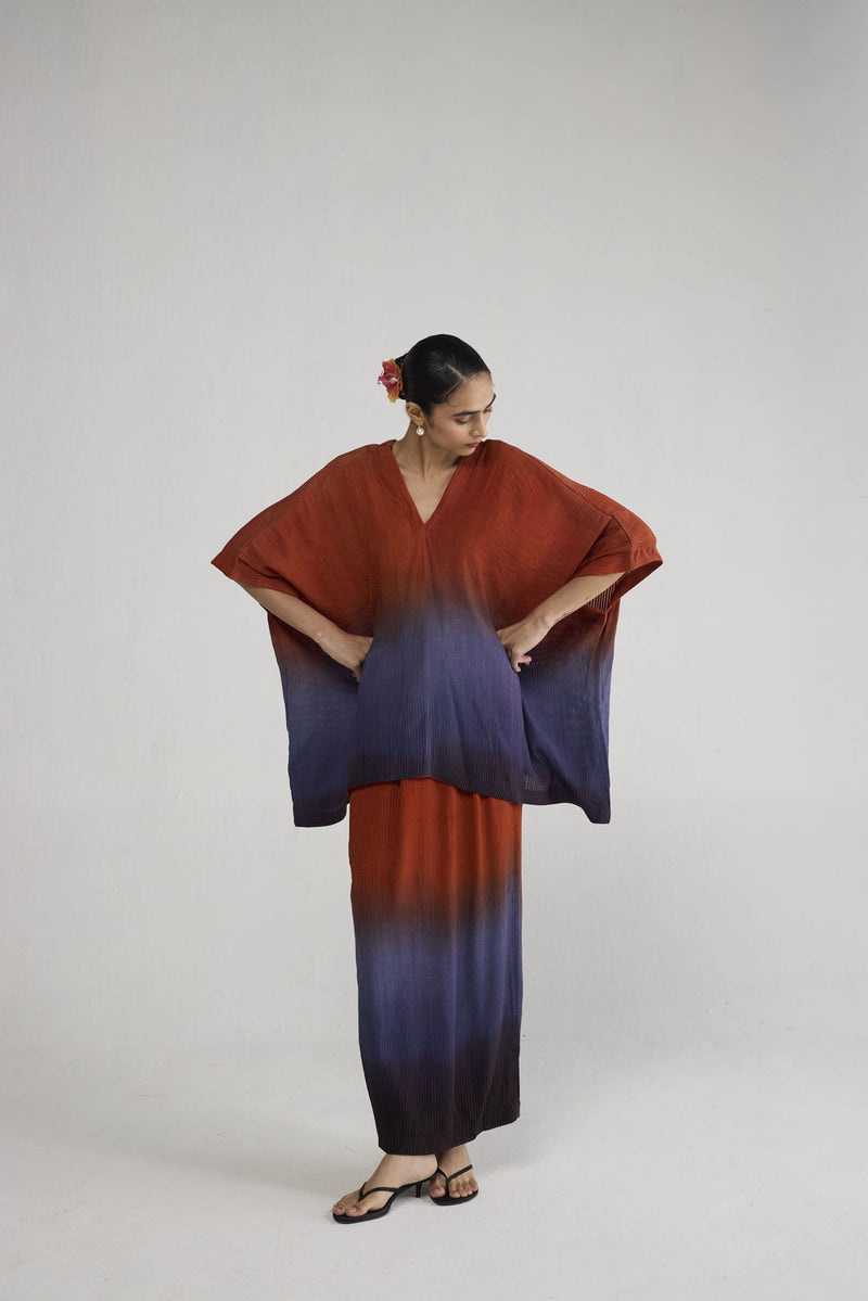 Ume Pintucks Waterfall Top top/shirt by YAM-ORIENTAL GARDEN SEP'26 for women Worldwide