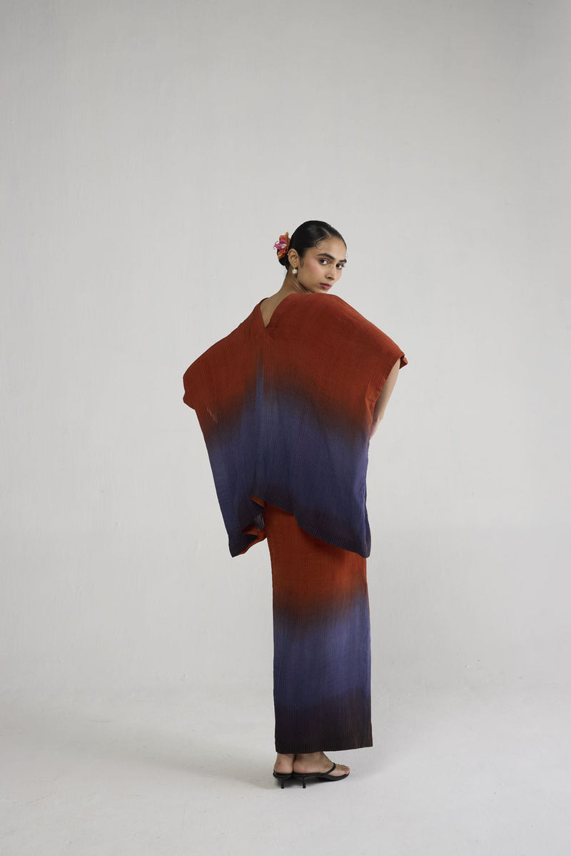 Ume Pintucks Waterfall Top top/shirt by YAM-ORIENTAL GARDEN SEP'26 for women Worldwide