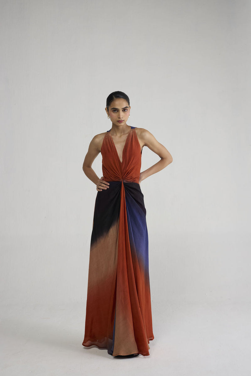 Ume Front Knot Dress dress by YAM-ORIENTAL GARDEN SEP'26 for women Worldwide