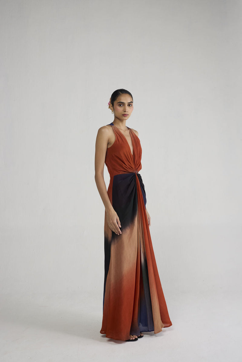 Ume Front Knot Dress dress by YAM-ORIENTAL GARDEN SEP'26 for women Worldwide