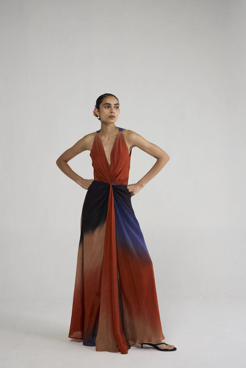 Ume Front Knot Dress dress by YAM-ORIENTAL GARDEN SEP'26 for women Worldwide