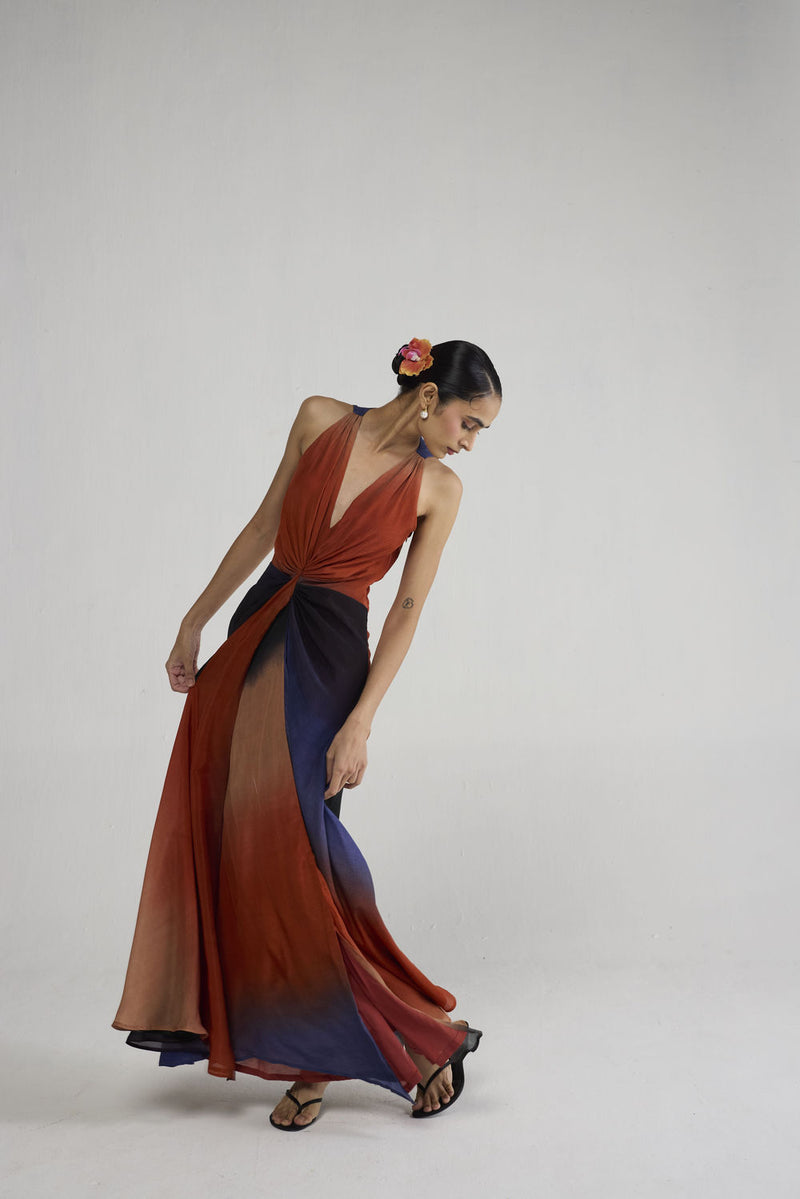 Ume Front Knot Dress dress by YAM-ORIENTAL GARDEN SEP'26 for women Worldwide