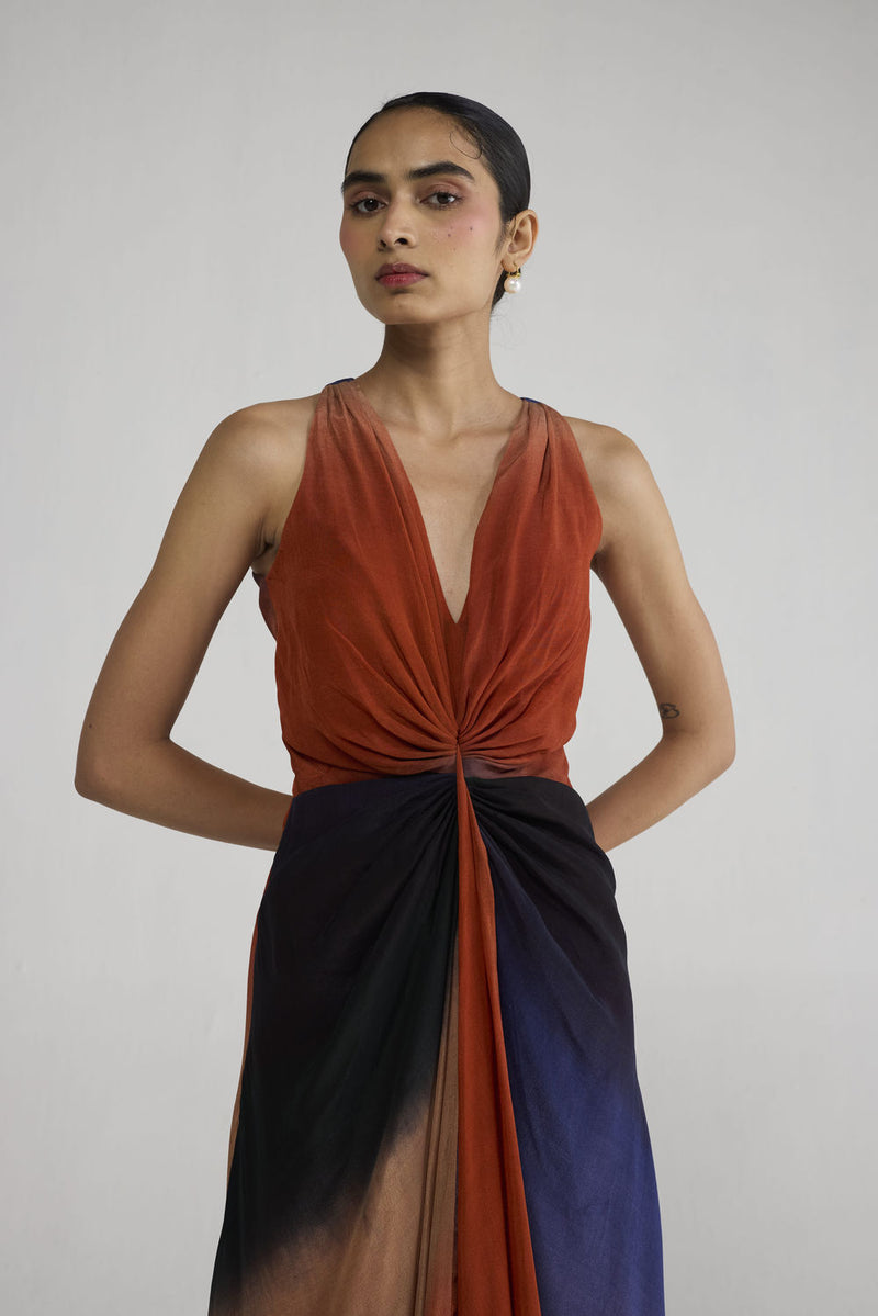 Ume Front Knot Dress dress by YAM-ORIENTAL GARDEN SEP'26 for women Worldwide