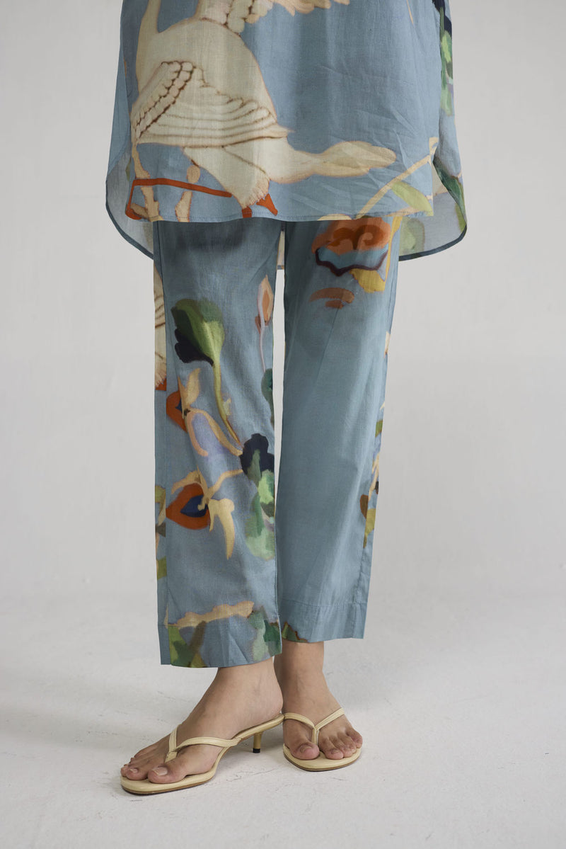 Asagao Short Kurta Set co-ord set by YAM-ORIENTAL GARDEN SEP'26 for women Worldwide