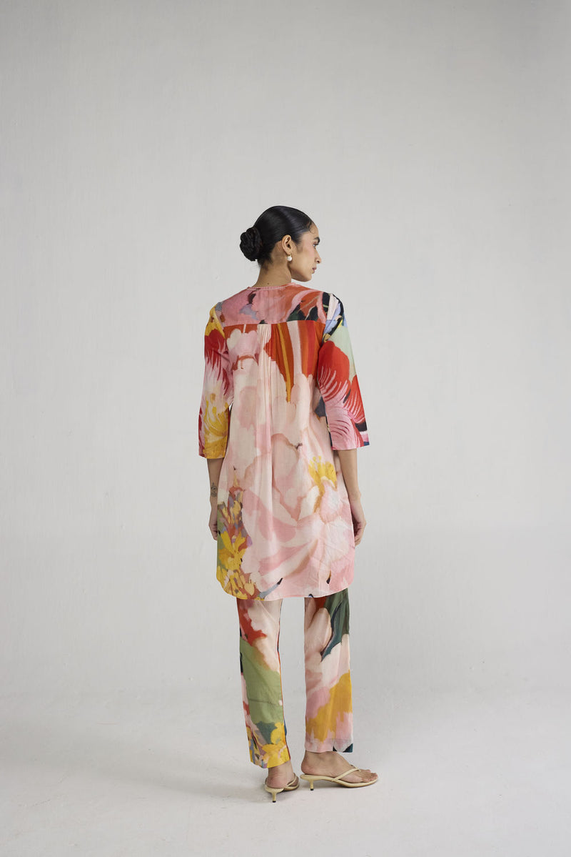 Obu Short Kurta Set co-ord set by YAM-ORIENTAL GARDEN SEP'26 for women Worldwide