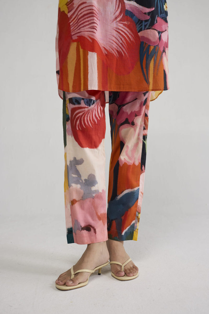 Obu Short Kurta Set co-ord set by YAM-ORIENTAL GARDEN SEP'26 for women Worldwide