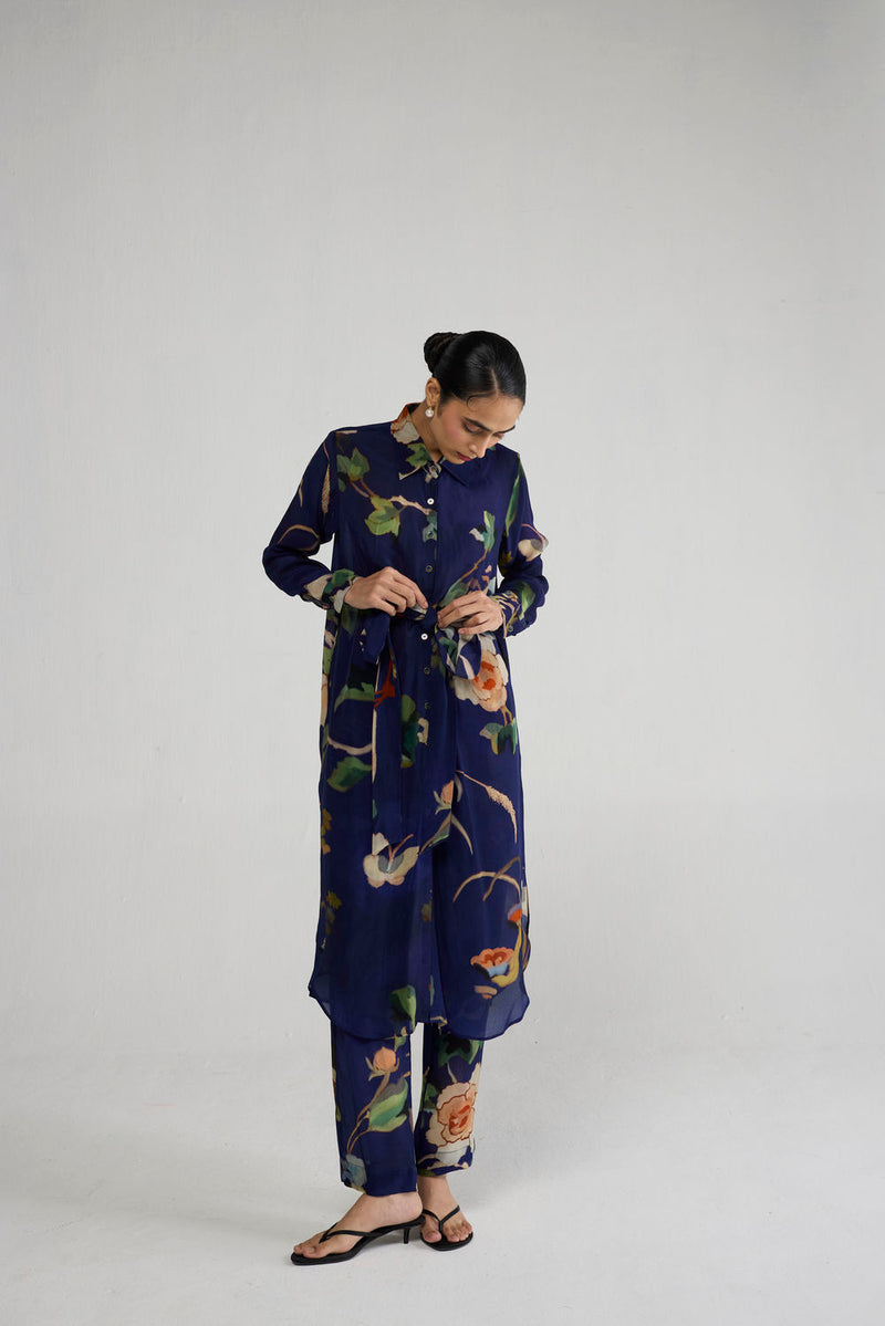 Fuji Wrap Kurta Set co-ord set by YAM-ORIENTAL GARDEN SEP'26 for women Worldwide