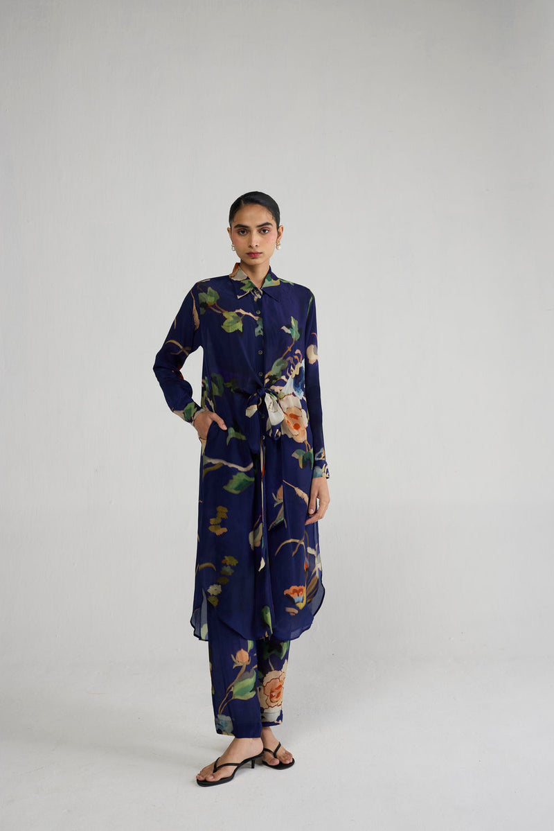 Fuji Wrap Kurta Set co-ord set by YAM-ORIENTAL GARDEN SEP'26 for women Worldwide