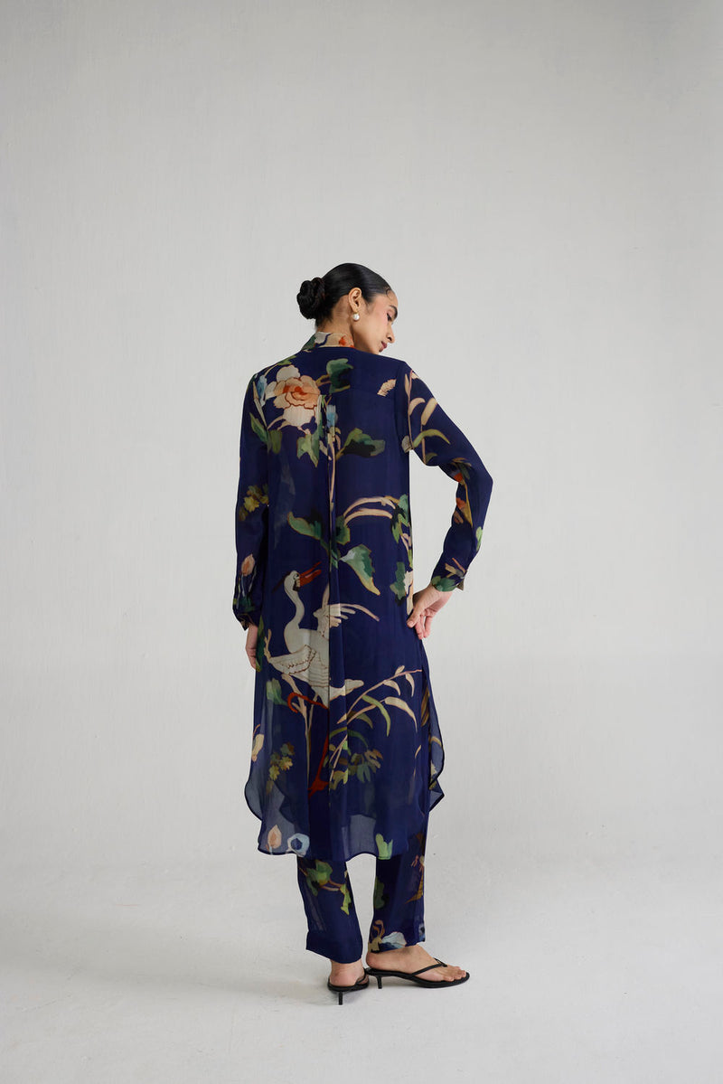 Fuji Wrap Kurta Set co-ord set by YAM-ORIENTAL GARDEN SEP'26 for women Worldwide