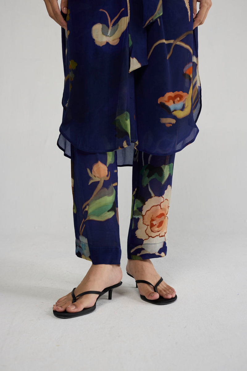 Fuji Wrap Kurta Set co-ord set by YAM-ORIENTAL GARDEN SEP'26 for women Worldwide