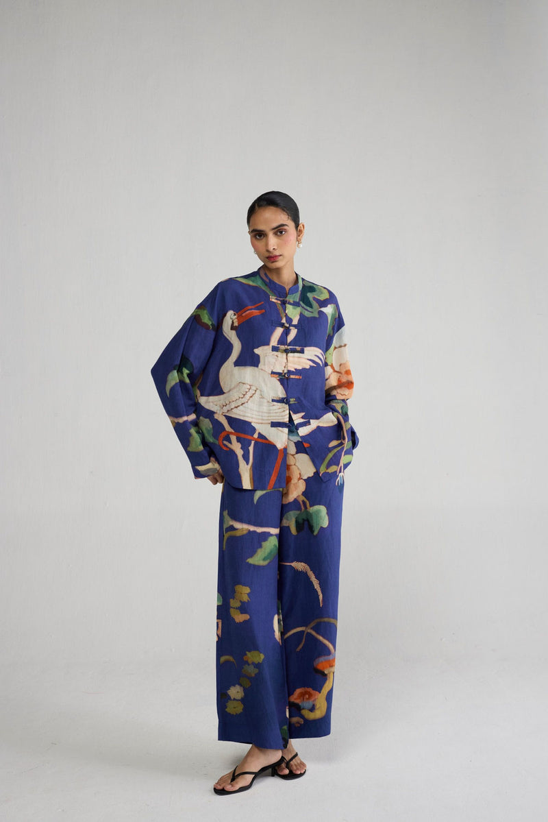 Fuji Linen Co-ord Set co-ord set by YAM-ORIENTAL GARDEN SEP'26 for women Worldwide