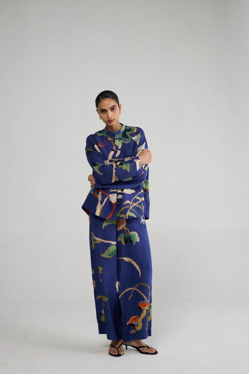 Fuji Linen Co-ord Set co-ord set by YAM-ORIENTAL GARDEN SEP'26 for women Worldwide