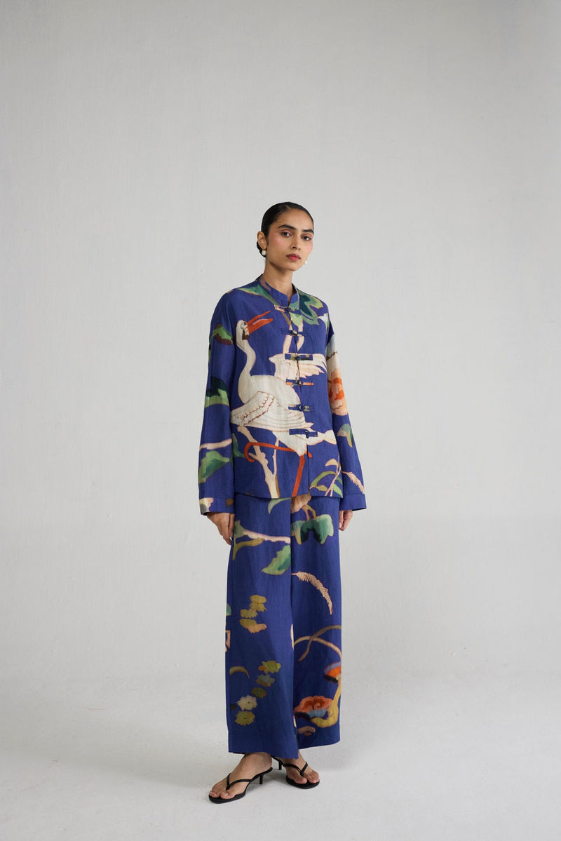 Fuji Linen Co-ord Set co-ord set by YAM-ORIENTAL GARDEN SEP'26 for women Worldwide